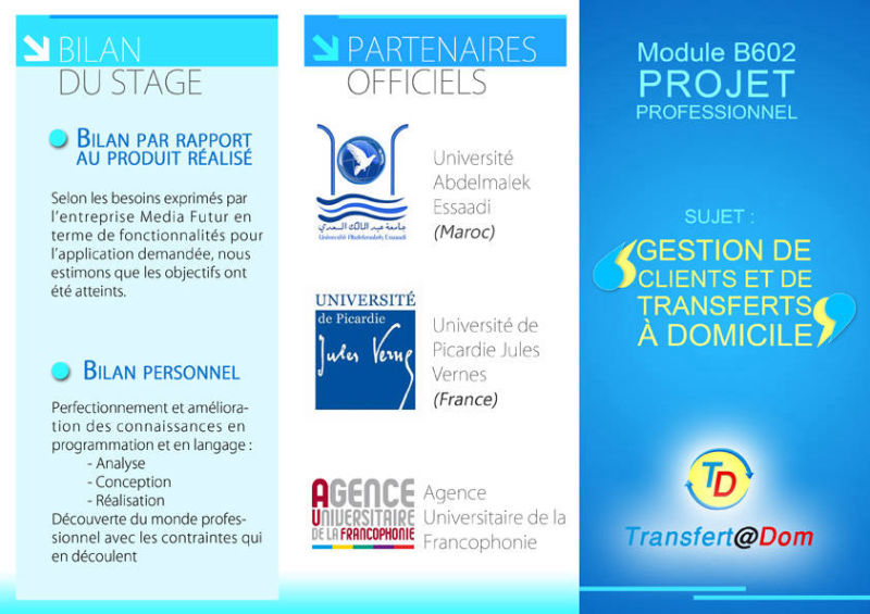 Résumé du projet transferts à domicile